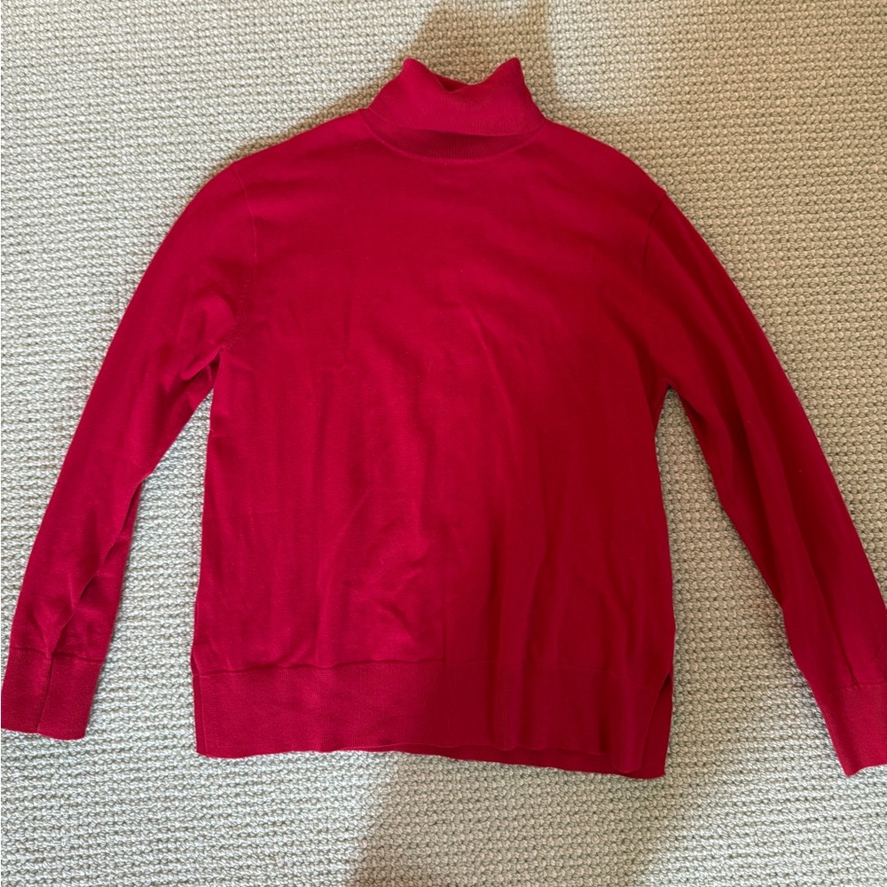 Zara Girls Red Cowl Neck Sweater